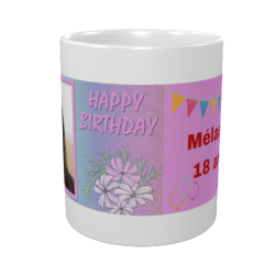 Mug Anniversaire à personnaliser modèle 3