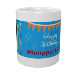 Mug Anniversaire à personnaliser modèle 4