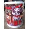 Mug petit chien noël modèle 4