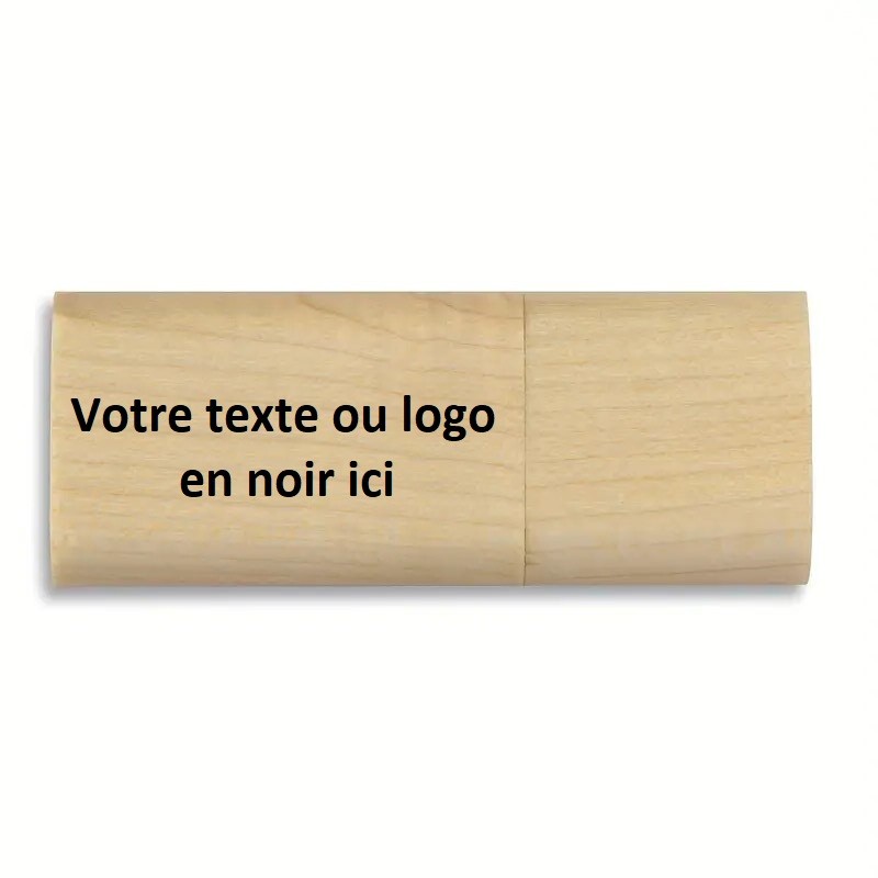 Clé USB en bois personnalisable