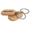 Porte clé en Bois à personnaliser