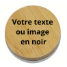 Ouvre-bouteille en Bois rond personnalisable