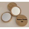 Miroir Portable en Bois personnalisable