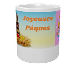 Mugs personnalisable pour pâques modèle 2